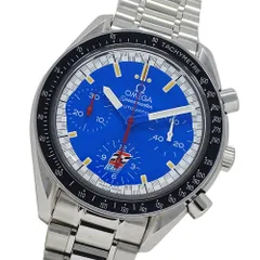 オメガ OMEGA スピードマスター レーシング ミハエル・シューマッハ 3510.80 時計 メンズ ブランド クロノグラフ 自動巻き AT ステンレス SS シルバー ブルー 磨き済み 【中古】のサムネイル