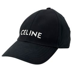 ✨極美品✨CELINE セリーヌ Cロゴ キャップ ブラック - メルカリ