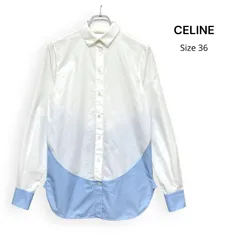 CELINE セリーヌ フィービー期 バイカラー シャツ 長袖 36のサムネイル