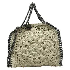 stellamccartney(ステラマッカートニー) ショルダーバッグ ファラベラ タイニー 391698 アイボリー 2way/チェーンショルダー/クロシェ