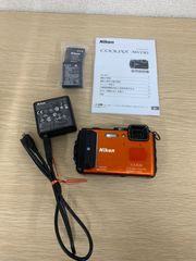 834 完動品 Nikon COOLPIX AW110 防水 オレンジ コンデジ - メルカリ