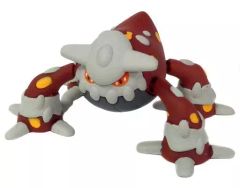 [Used] Trading Figures Heatran"Pocket the Movie"Monster Diamond & Pearl 3D Pokémon Encyclopedia DP12