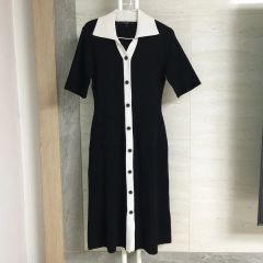 タグ付】PAMEO POSE Betty Dress 黒 白 M セーラー襟 - メルカリ