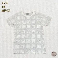 TK ティーケー／タイル模様の柔らかTシャツのサムネイル