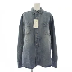 シンゾーン Shinzone 26SS VINTAGE FADED DENIM SHIRT デニムシャツ ブラウス 長袖 34 インディゴ  26SMSBL06 /BMのサムネイル