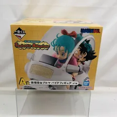【中古】未開封)A賞 孫悟空&ブルマ バイクフィギュア[22]