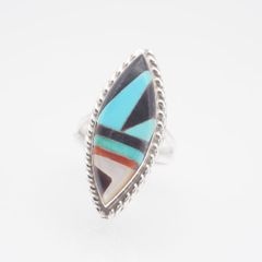 NAVAJO RG刻印 ナバホ ターコイズシルバーリング インディアン