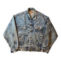 90s UK製 Euro Wrangler 先染めブラックデニムジャケット - メルカリ