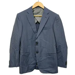 DRESSTERIOR(ドレステリア) ジャケット サイズ44 L メンズ美品  - ブルーグレー×ブラウン 長袖/ストライプ/秋/春のサムネイル