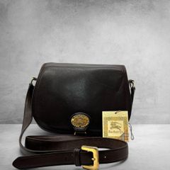 美品 希少 Burberry SHERIDAN ショルダーバッグ ブラウン 本革 - メルカリ