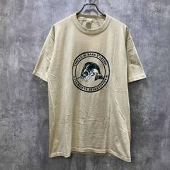 90s タウカン サーフTシャツ フェードオリーブ 両面 サークルロゴ 襤褸 