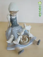 【中古】M▽リヤドロ LLADRO 磁器人形 アヒルの家族 私の食いしん坊たち My Hungry Brood No.5074 (40340)のサムネイル