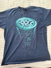 STUSSY ステューシー 半袖Tシャツ La VOCA ヴィンテージ Tシャツ ネイビー L