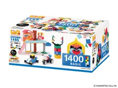 LaQ ラキュー ベーシック 1400 NEWプラスチックコンテナVer 1400pcs+SP60pcs L009661 2026年6月新仕様 Yoshiritsu ヨシリツのサムネイル