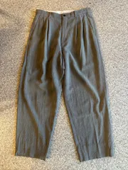 90s ISSAY MIYAKE ウールレーヨン スラックスパンツのサムネイル