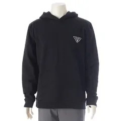 プラダ 25SS コットン ロゴ パーカー UJL20A ブラック XXL【中古】のサムネイル
