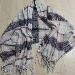 く*ん様 7062美品 エルメス リバーシブル マフラー スカーフ アンゴラ