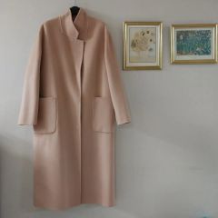 美品 ALMA ROSA 着丈122㎝ ゆったりオーバーサイズ ウールコート