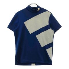 J.LINDEBERG 半袖シャツ モックネック ネイビー - メルカリ