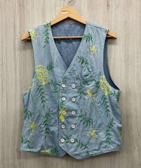 美品 ENGINEERED GARMENTSリバーシブルグレーブラウンベスト - メルカリ