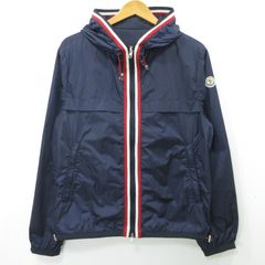 美品 モンクレール ANTON ナイロンジャケットトリコロール 紺色