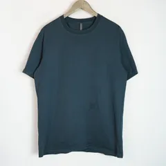 KAZUYUKI KUMAGAI カズユキクマガイ ATTACHMENT アタッチメント クルーネック Tシャツ 半袖 カットソー 青緑系 サイズ2 3313Q★4のサムネイル