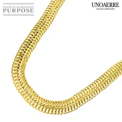 ウノアエレ UNOAERRE チェーン ネックレス 44cm 52.8g K18 YG イエローゴールド 750 Necklace 90323724のサムネイル