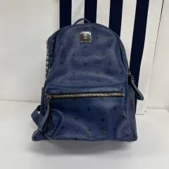 MCM エム シー エム スタッズ ヴィセトス バックパック ネイビーブルーのサムネイル