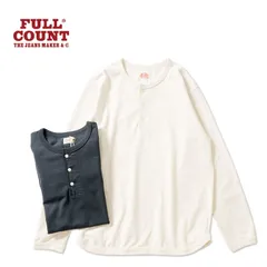 FULLCOUNT フルカウント 長袖 Tシャツ "Flat Seam Heavy Weight Henley Long T Shirt"　5222LH-21のサムネイル