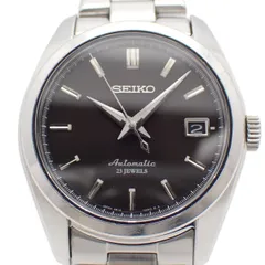 SEIKO セイコー メカニカル 自動巻き メンズ 腕時計 黒文字盤 裏スケ 純正SSベルト SARB033 / 6R15-00C0【いおき質店】のサムネイル