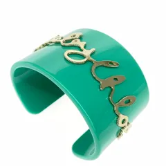 SEE BY CHLOE シーバイクロエ バングル  ロゴ柄    エメラルド ターコイズ レディース / 240001207586のサムネイル