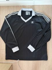 M*a様 adidas originals ロングスリーブピケシャツブラック - メルカリ
