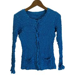 ISSEY MIYAKEシャーリング 長袖 トップス アイボリー - メルカリ