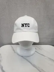 NYC 刺繍 白 ベースボールキャップのサムネイル