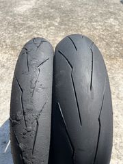 値段交渉⭕️KR189/389 110/70R 140/165Rレインタイヤ未使用 - メルカリ