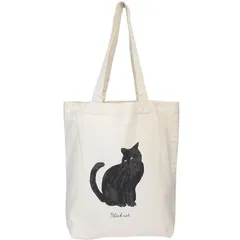 【新品】キャットマルシェ クロネコ A4トートトート バッグ レディース キッズ 女の子 通学 通勤 トートバッグのサムネイル