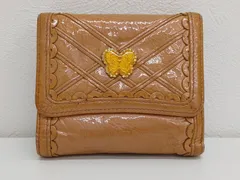 ANNA SUI アナスイ 三つ折り財布 エナメル 蝶モチーフ【A】のサムネイル