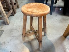 木製スツール 丸椅子 アンティーク調 レトロ 古家具 大正 - メルカリ