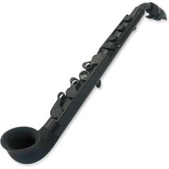 [신품]NUVO jSAX 2.0 Black/Black N520JBBK 색소폰 플라스틱제 C조 경량 방수 초보자 아이 키즈 연습용 관악기 하드 케이스 첨부 블랙 블랙 누보
