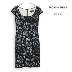 タダシ ショージ【4P/M相当】ドッキングワンピース シルク スカート