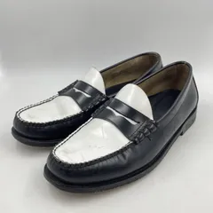 【中古】G.H.BASS 11010H LARSON ブラック×ホワイト 28.5cm ジーエイチバス[24]のサムネイル