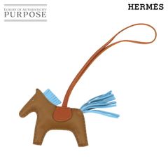 HERMES エルメス ロデオ ゴールド 白ステッチ PM チャーム 極美品