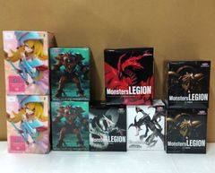 [D40401]유희왕 피규어 세트 MonstersLEGION EqualArts 진홍안의 흑룡 블랙 마술사 걸 외