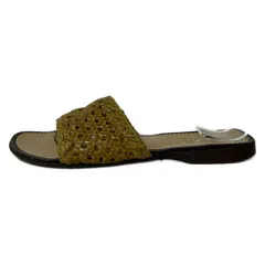 BARNEYSNEWYORK(バーニーズ) ミュール 35 1/2 レディース ライトブラウン オープントゥ/編み込み レザーのサムネイル