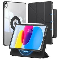 iPad A16 ケース 第11世代/第10世代 10.9インチ 専用カバー(2022/2025) iPad 11世代 ケース ペン収納 縦置&横置き対応 マルチアングル スタンド 着脱式マグネットカバー 耐衝撃 全方位保護/ e35cca6b