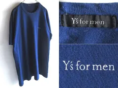 希少 90sビンテージ Y's for men ワイズフォーメン ロゴプリント Tシャツ 半袖 カットソー 青 ブルー Yohji Yamamoto ヨウジヤマモトのサムネイル