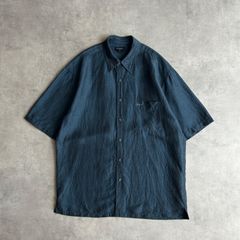 90s Lee USA製 半袖スウェット XL ネイビー 無地 COTTON BLEND 