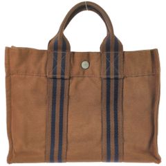 HERMES エルメス フールトゥPM ミニトートバッグ ブラウン - メルカリ