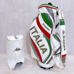 Kappa ゴルフ スタンドキャディバッグ ITALIA ホワイト ブルー - メルカリ