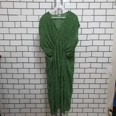 -176 ノースリーブ ロング丈ワンピース